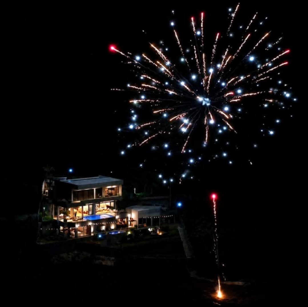 Magic night by the sea